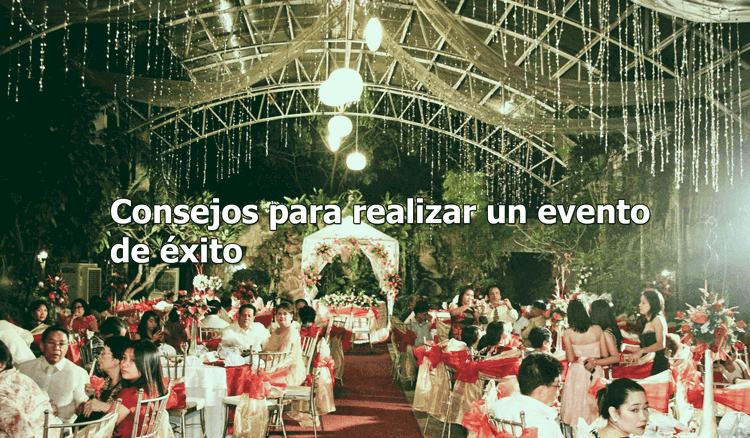 consejos para realizar un evento de exito