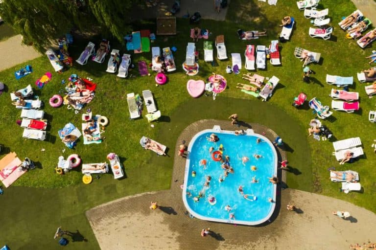 vista aerea camping