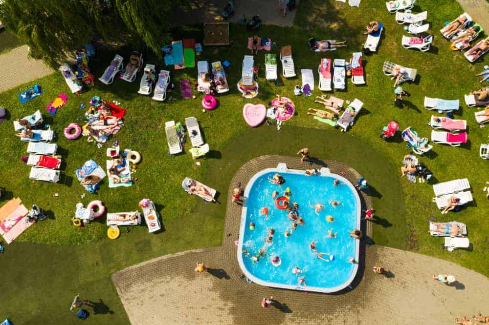 vista aerea camping
