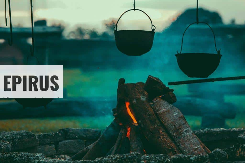 cocinando en el campo