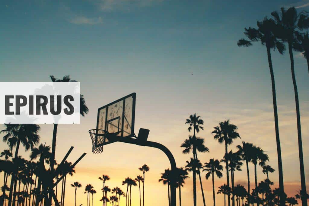 silhouette photo of basketball system