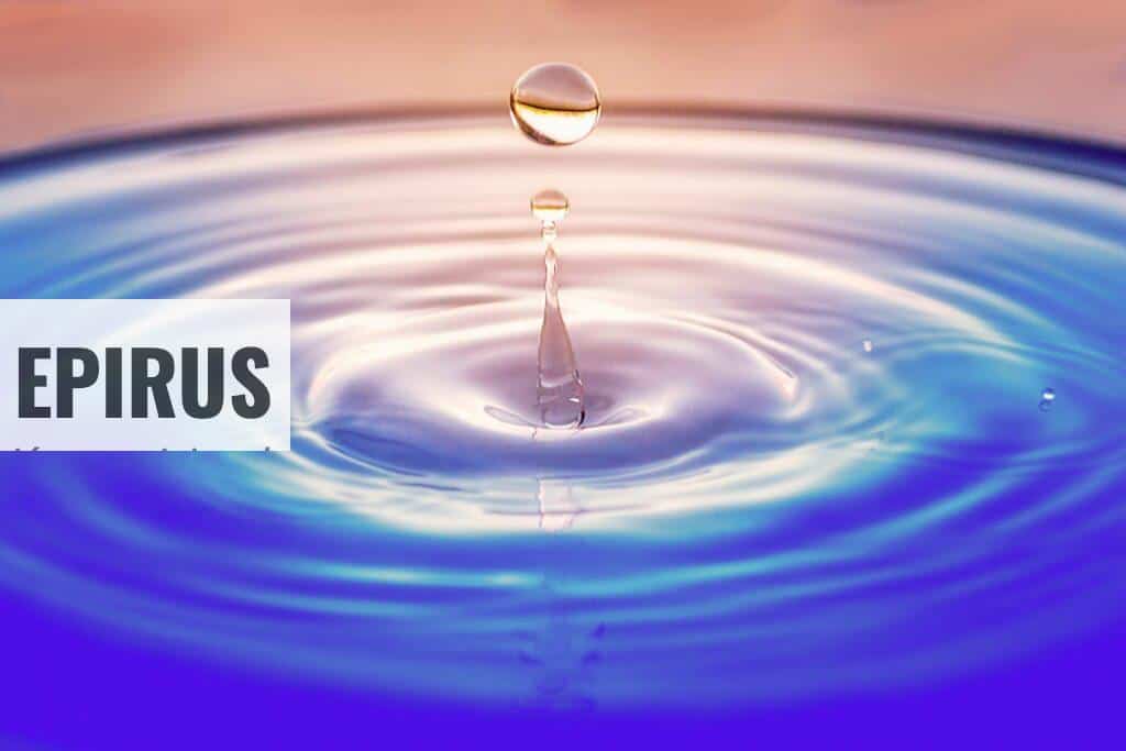 clear water droplet