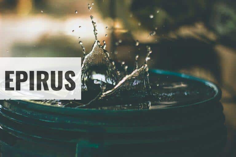 water drop on bucket photo